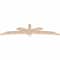 Ekena Millwork Alberta Smooth Timber Gable Bracket, Douglas Fir, 108"W x 27"H x 3 1/2"D x 5 1/2"F, 6/12 Pitch GBW108X27X0406ALB00SDF - alternate 4